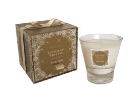 Tipperary Crystal Christmas Winter Spice Filled Tumbler Candle
